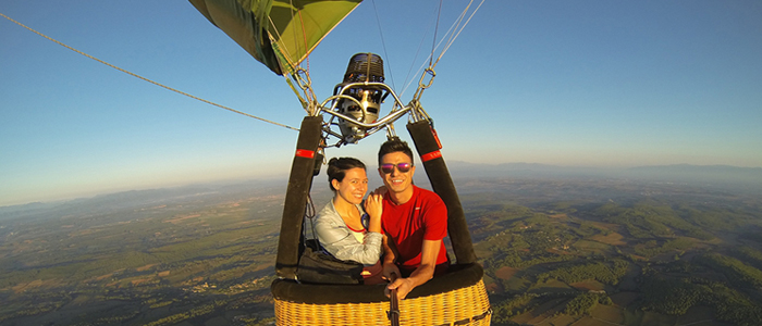 paseo en globo san valentin